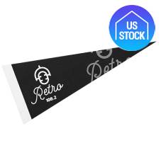 12" x 30" Full Color Felt Pennant Flag Banner with Strip