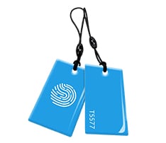 Waterproof Epoxy Smart NFC Card with Keychain
