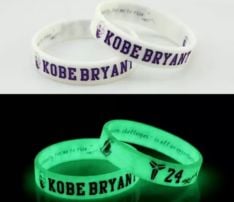 1 inch Glow In The Dark Silicone Wristband