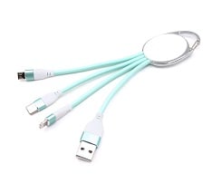 3-in-1 Keychain Charging Cable