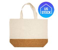 Linen and Cork Tote Bag