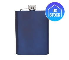 Stainless Steel Hip Flask, 8 oz.