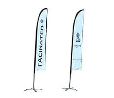 Feather Flag for Outdoor Advertising