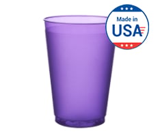 Flexible Frosted Stadium Plastic Cup, 12 oz.