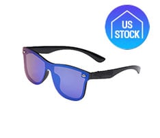 UV400 Mirror Lenses Plastic Sunglasses