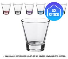 Stemless Footed Martini Glass, 11.5 oz.