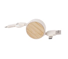 6-in-1 Eco-friendly Retractable Charging Cable