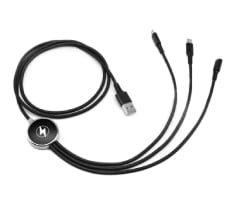 3-in-1 LED Light Up Logo USB Charging Cable