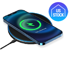 Ultra Slim Light Up Logo Wireless Charger Pad, 15W