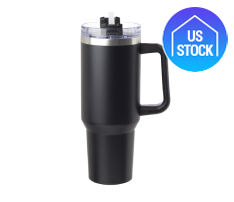Stainless Steel Insulated Tumbler with Straw, 40 oz.