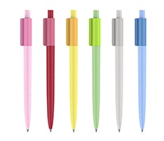 Click Mechanism Plastic Ballpoint Pen