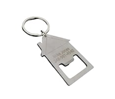 House Shape Opener Keychain
