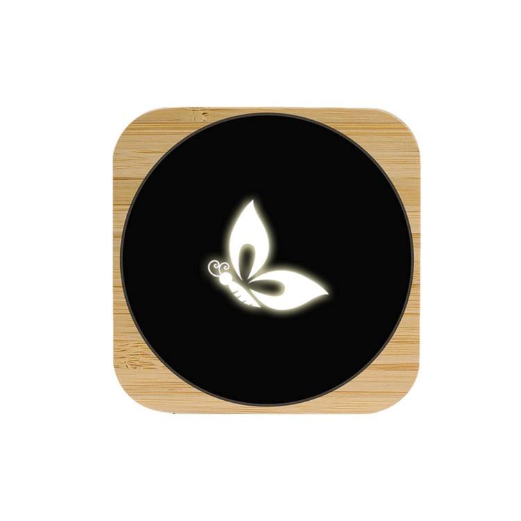 Square Light Up Logo Wireless Charger