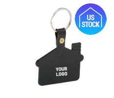 House Shaped Soft Tag Keychain