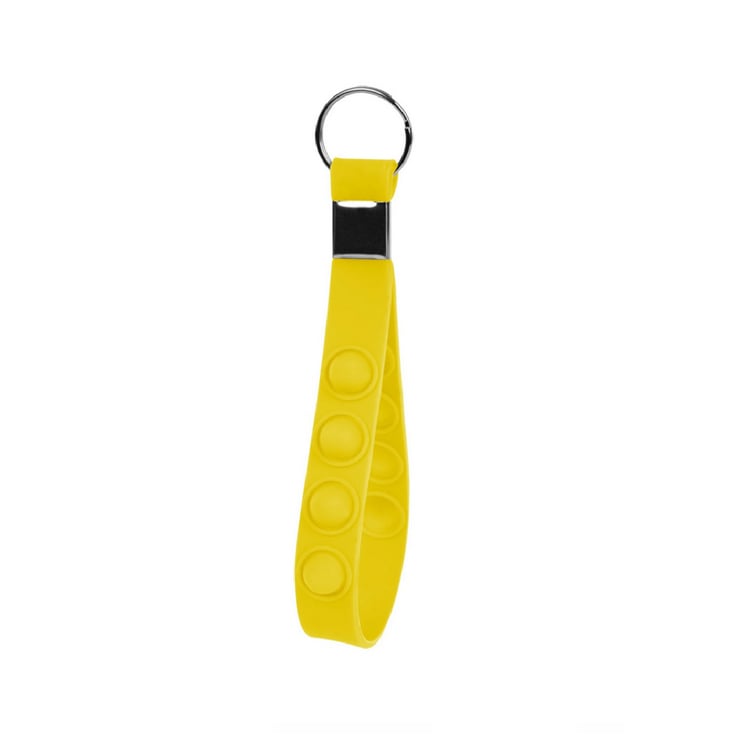 Push Pop Fidget Keychain with Ring