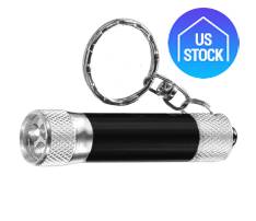 Metal LED Flashlight Keychain