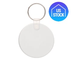 Round Soft Tag Keychain