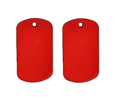 Aluminum Pet Tag Charm