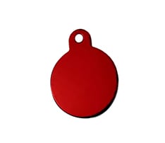 Round Shape Aluminum Pet Tag