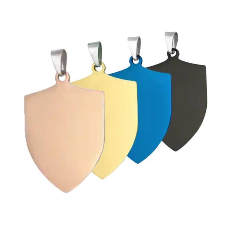 Shield Stainless Steel Pet Tag