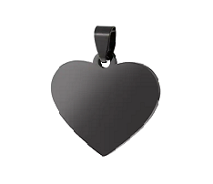 Heart Style Stainless Steel Pet Tag