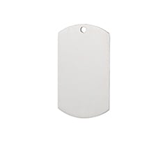 Silver Color Brass Pet Tag
