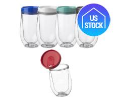Double Wall Acrylic Tumbler with Lid, 15 oz.