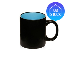 Two-Tone Matte Coffee Mug, 11 oz.