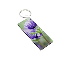 Rectangle Design MDF Keychain