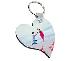 Sublimation Heart Shape MDF Keychain