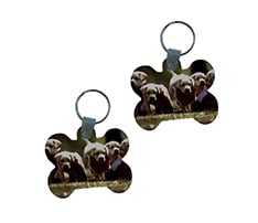 Bone Shaped Sublimation MDF Keychain