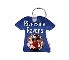 Dress Shaped Sublimation MDF Keychain
