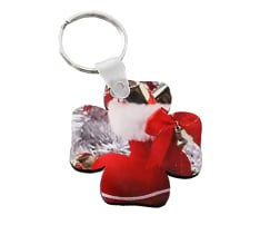 Flower Shaped Sublimation MDF Keychain
