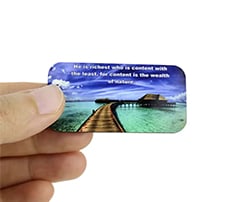 Rectangle Shaped Sublimation MDF Fridge Magnet