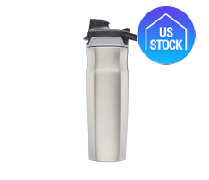 Stainless Steel Insulated Water Bottle with Flip Lid, 20 oz.