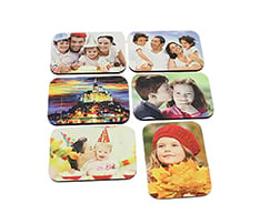 Rectangle Design Sublimation MDF Fridge Magnet