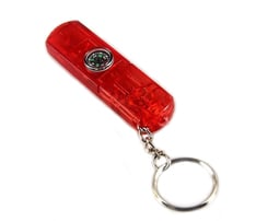3-in-1 Compass and Whistle LED Keylight
