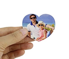 Heart Shaped Sublimation MDF Fridge Magnet