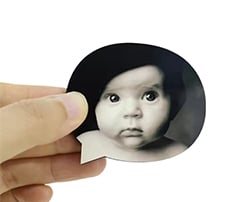 Speech Bubble Shaped Sublimation MDF Fridge Magnet