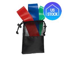 3 Piece Fitness Elastic Resistance Band Set