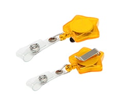 Retractable Star Shape Badge Reel