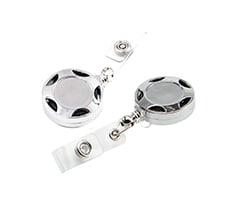 Round Shape Metal Retractable Badge Reel