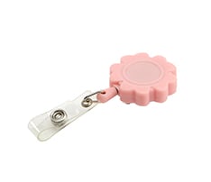 Retractable Flower Shape Badge Reel