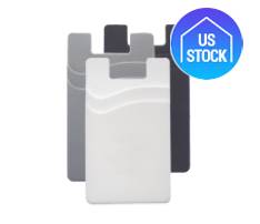 Dual Pocket Silicone Phone Wallet