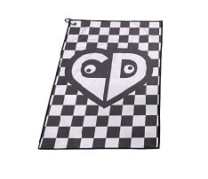 Full Color Waffle Style Golf Towel with Carabiner