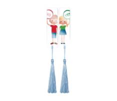 Transparent Acrylic Bookmark With Tassel