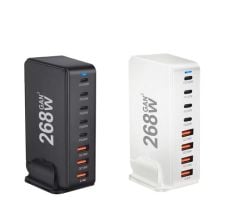 8-Port USB Speed Charge Station - 268 W