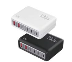 Power Charge 6-Port Desktop Charger - 100 W