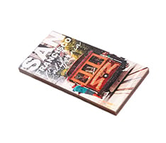Rectangle Wooden Souvenir Magnet