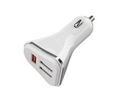 3-Ports Quick USB Car Charger, 33W